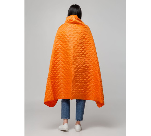 Плед-пончо для пикника SnapCoat, оранжевый