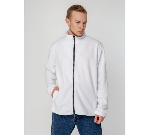 Куртка флисовая унисекс Manakin, белая