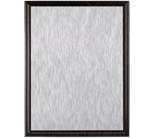 Плакетка Plaque, большая, венге с серебристой пластиной