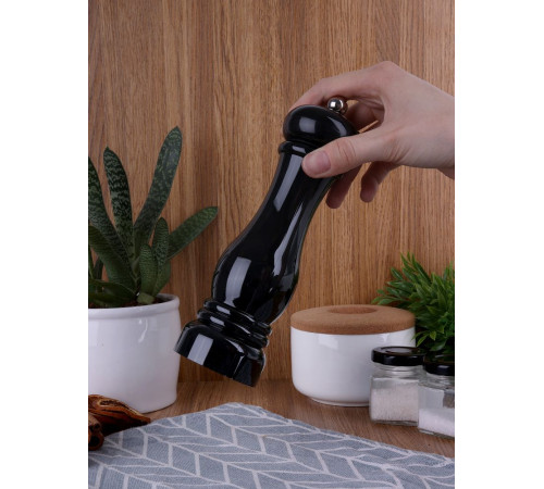 Механическая мельница для специй Gambit, черная