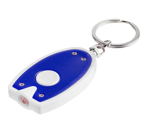 Брелок-фонарик Vivid, ver.2, синий с белым