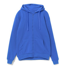 Толстовка на молнии с капюшоном Siverga 2.0, ярко-синяя