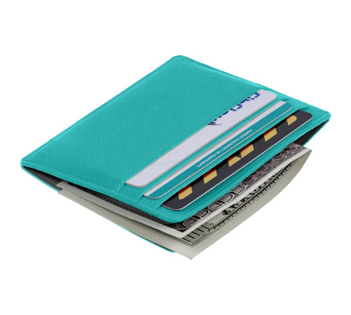 Чехол для карточек Devon, бирюзовый