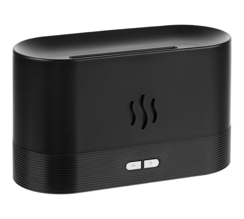 Увлажнитель-ароматизатор с имитацией пламени Fuego ver.2, черный