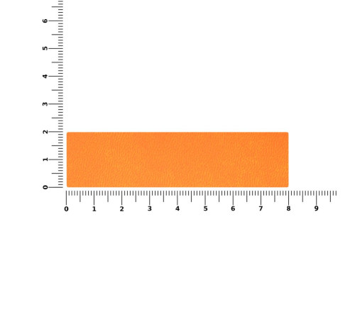 Лейбл Listra Latte, оранжевый