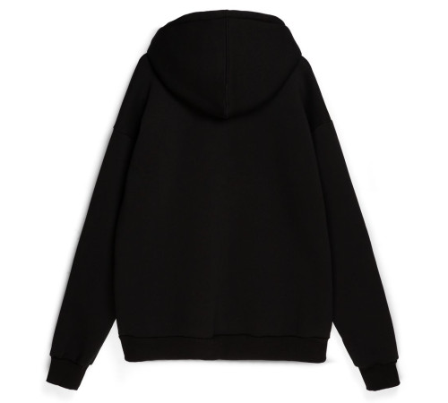 Толстовка унисекс оверсайз Zippy, черная