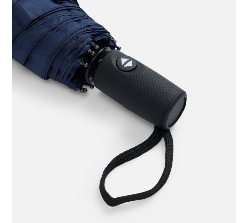 Складной зонт Dome Double с двойным куполом, темно-синий