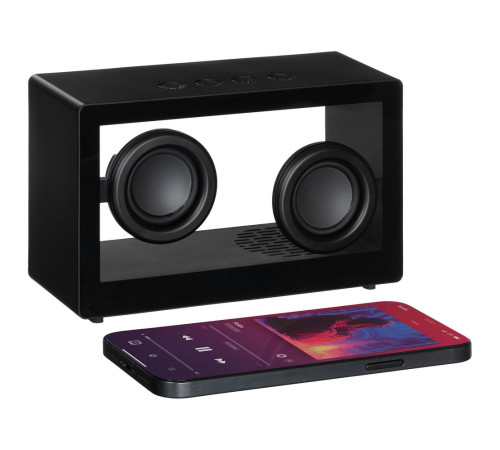 Bluetooth-колонка со светомузыкой Sensofonic, черная