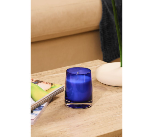 Ароматическая свеча Fragnola, пряная древесина и кардамон, темно-синяя