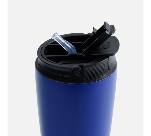 Термостакан с двумя поильниками Duetta, синий