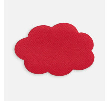 Наклейка тканевая Lunga Calum, L, красная