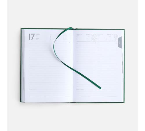 Ежедневник Baza, датированный, зеленый