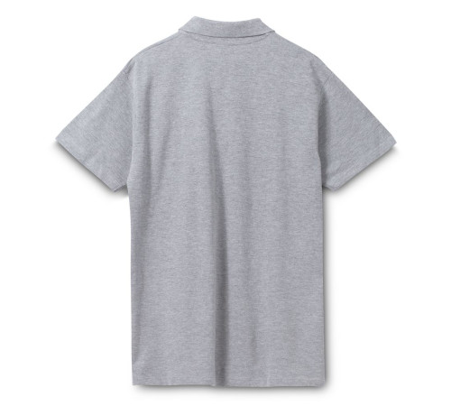 Рубашка поло мужская Spring 210, серый меланж