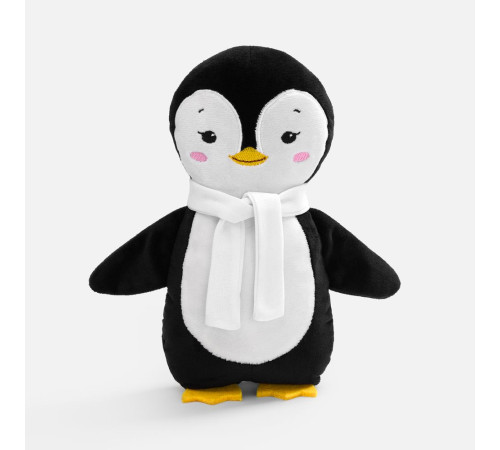 Мягкая игрушка Beastie Toys, пингвиненок с белым шарфом