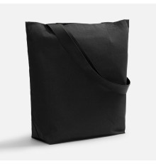 Шопер B5, черный с широкими черными ручками