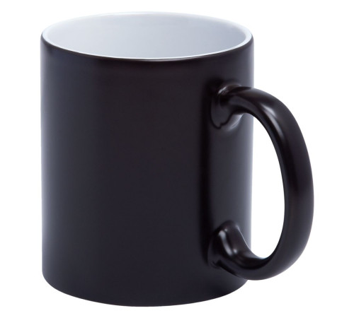 Кружка «Хамелеон», ver.2, матовая , черная