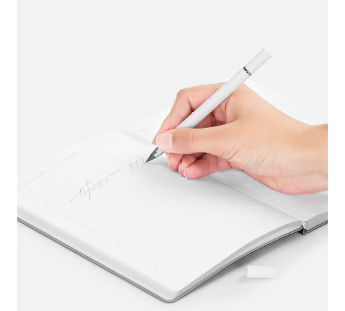 Ручка шариковая и вечный карандаш Diptych, белая