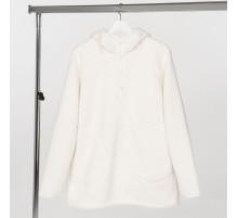 Анорак унисекс Oblako, молочно-белый