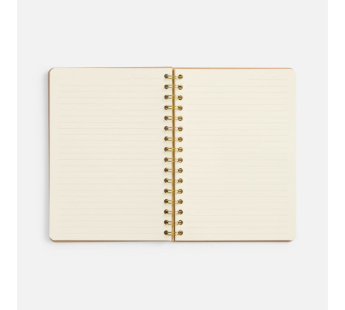 Ежедневник Spiral, недатированный, бежевый