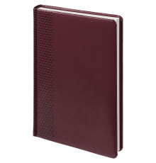 Ежедневник Prizma, недатированный, бордовый