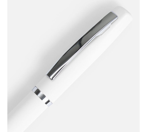 Ручка шариковая Bolt Soft Touch, белая