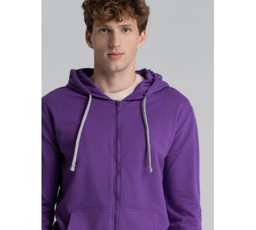 Толстовка на молнии с капюшоном Unit Siverga, фиолетовая