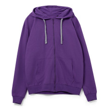 Толстовка на молнии с капюшоном Unit Siverga, фиолетовая