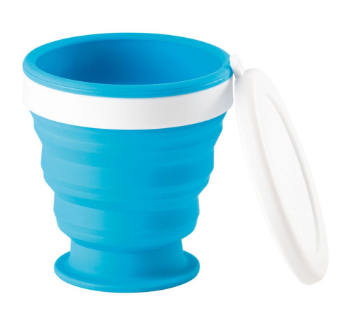 Складной стакан с крышкой Astrada, серый