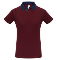 Рубашка поло мужская DNM Forward бордовая