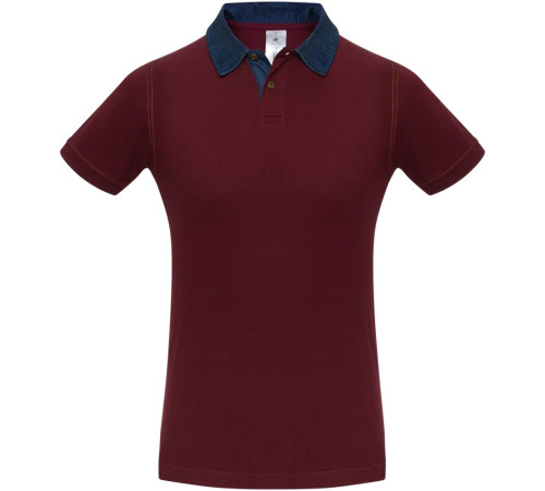 Рубашка поло мужская DNM Forward бордовая