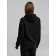 Толстовка на молнии с капюшоном унисекс King, черная