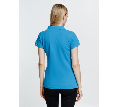 Рубашка поло женская Virma Premium Lady, бирюзовая