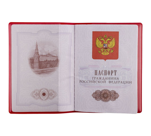 Обложка для паспорта Dorset, красная