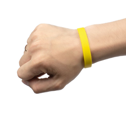 Силиконовый браслет Valley, желтый