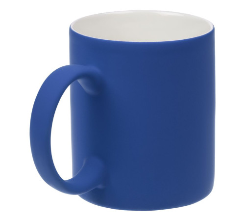 Кружка Promo Soft с покрытием софт-тач, синяя