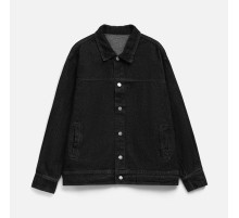 Куртка джинсовая O1, черная