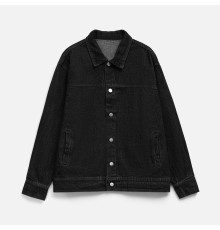 Куртка джинсовая O1, черная