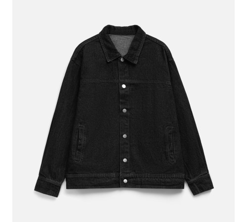 Куртка джинсовая O1, черная