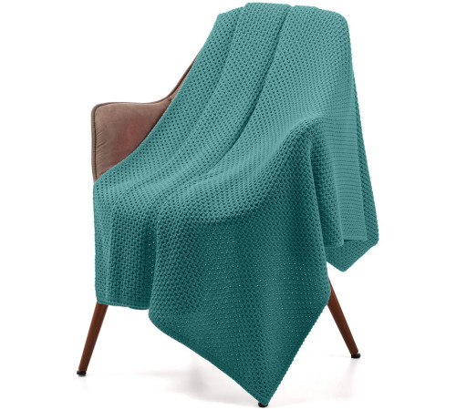 Плед Serenita, бирюзовый (тиффани)