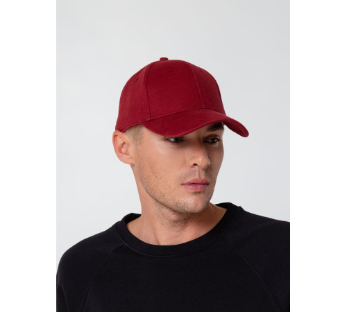 Бейсболка Hillside, бордовая