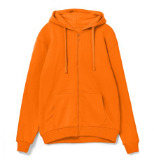 Толстовка на молнии с капюшоном Siverga 2.0, оранжевая