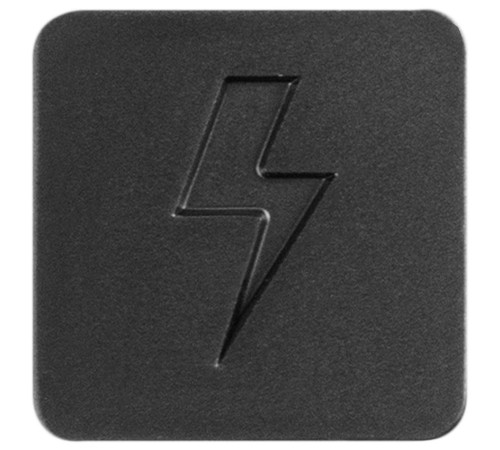 Шильдик на резинку Band, молния