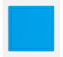 Лейбл из ПВХ Dzeta, L, голубой