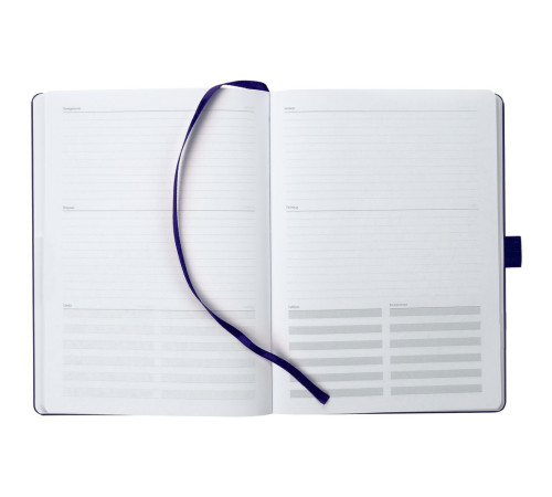 Еженедельник Lucky, недатированный, синий