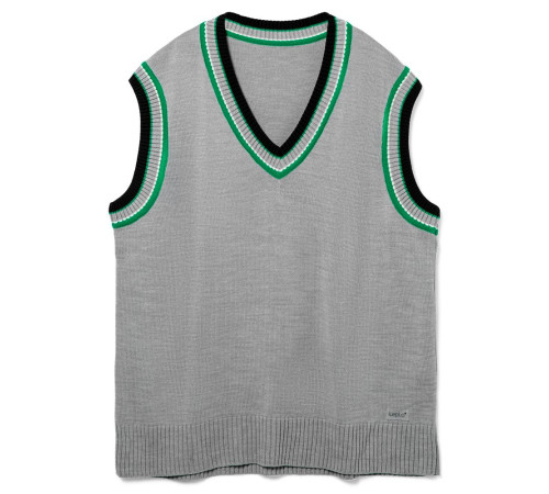 Жилет оверсайз унисекс Cornell в сумке, светло-серый