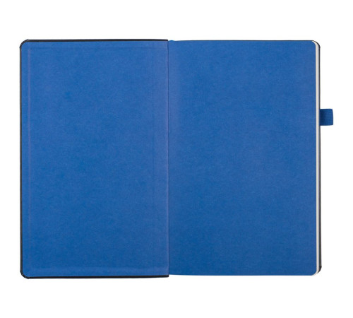 Ежедневник Ton, недатированный, черный с синим