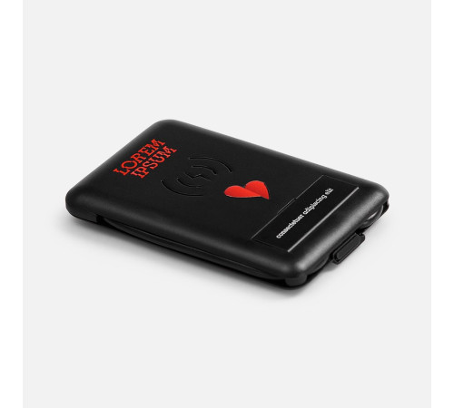 Органайзер с беспроводной зарядкой и набором адаптеров Octopod, черный