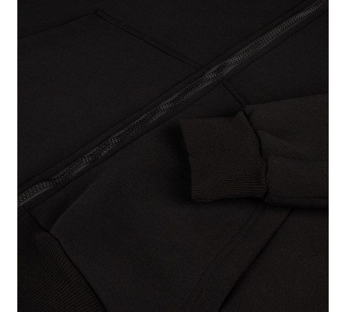 Толстовка унисекс оверсайз Zippy, черная