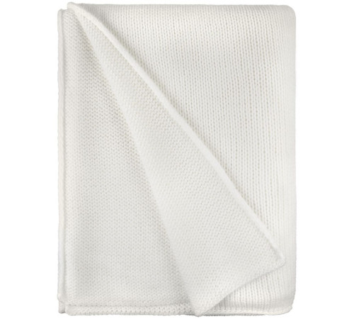 Плед Knitly, жемчужно-белый