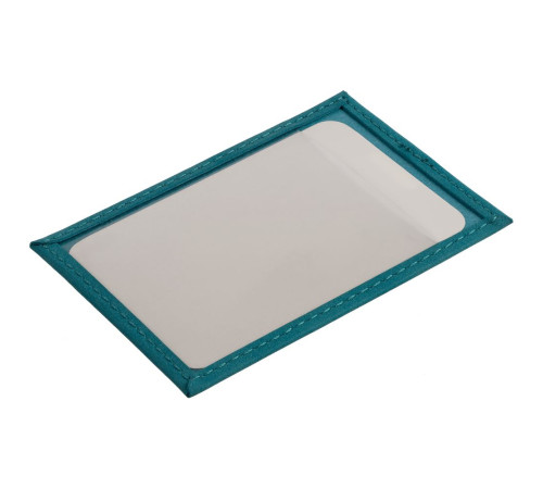 Чехол для пропуска Nubuk, бирюзовый